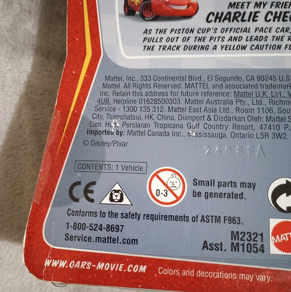 NIP Disney Pixar Cars Chuki Diecast Car